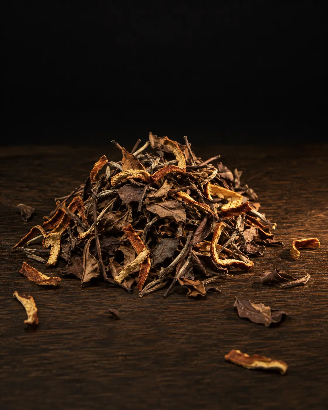 Dried tangerine peel white tea — loose leaf