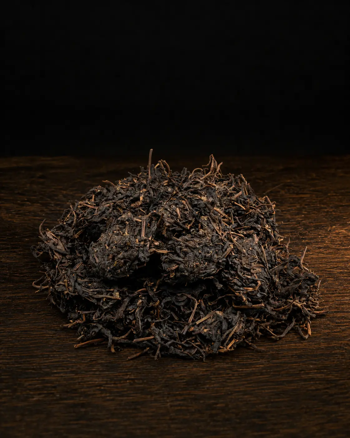 An Hua dark tea brick — loose leaf